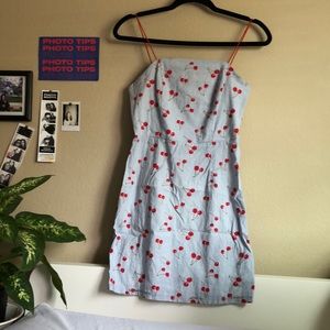 Cherry print dress